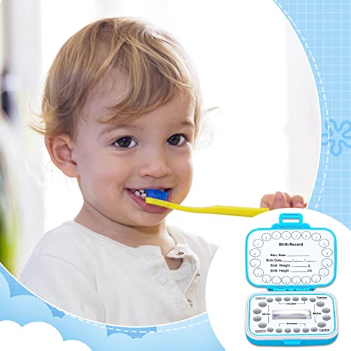 Caffox Tooth Keepsake Box, Tooth Fairy Box Lost Teeth Holders for Kids, Tooth Saver, First Tooth Container, Baby Teeth Storage for Boys and Girls