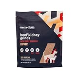 Momentum Carnivore Nutrition Freeze-Dried Beef Kidney Pet Food Topper – Single-Ingredient, All-Natural Topper – High-Protein for Dogs and Cats, Grain-Free and Made in The USA– (3.75 oz Bag)