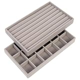 Organisateur de bijoux de bureau - ce plateau à bijoux protège vos bijoux des dommages et des rayures, un excellent choix , organisateur de bijoux pour tiroir