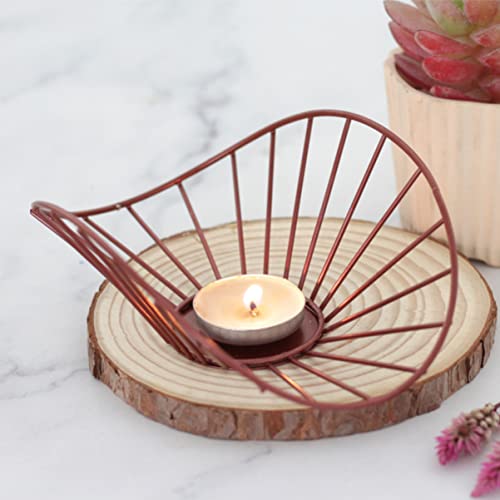 Uonlytech Tea Lights Candles 10 Pcs Wrought Iron Metal Tealight Holder Wall Mount Rustic Candleholders Wallmounted Pillar Candle Candle Holders Hanging Rustic Home Decor #TOP5