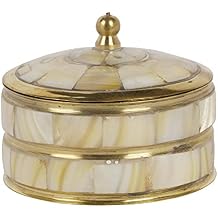 Brass Trinket Jewelry Box Decorative Storage Ring Earrings Box Jewelry Organizer Keepsake Gift