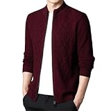 Design: verfügt über einen schlanken Business-Kragen für Stil und zusätzliche Nackenwärme, einfach an- und auszuziehen mit vielseitiger Funktionalität. Gerippter Hals, Bündchen und Saum erhöhen Dehnbarkeit und Erholung, sitzt bequem ohne Enge für einen polierten, modernen Look.