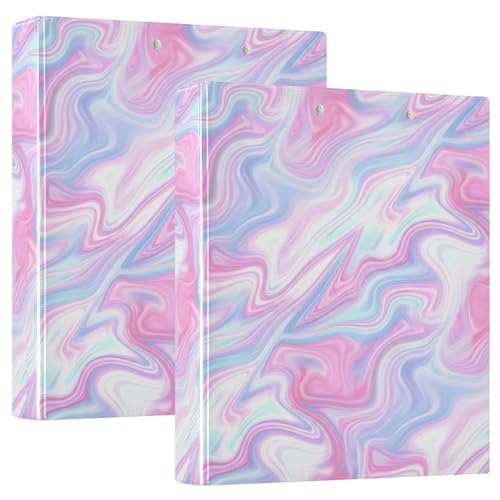 Dreamy Swirl Pink 3�����O�o�C���_�[ �|�P�b�g�t��D�����O�o�C���_�[ �w�Z��I�t�B�X�p�����o�C���_�[ (2�p�b�N)