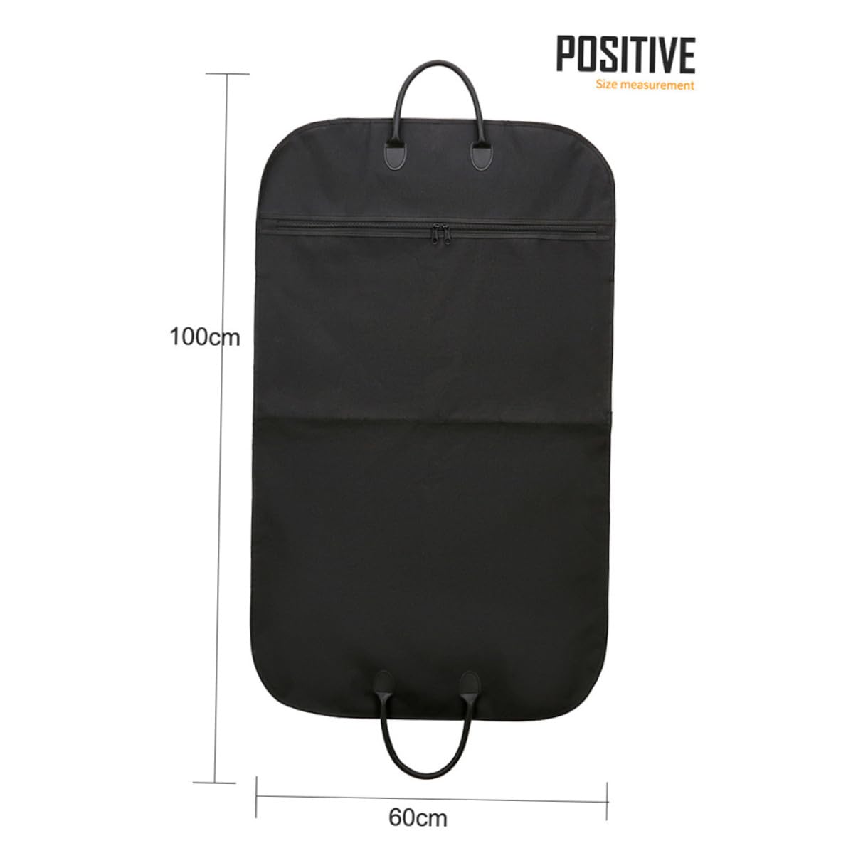 STOBAZA Bolsa Funda Protectora para Trajes de Tela Oxford Portátil Plegable Negra Ligera y Conveniente para Viajes y Negocios para Vestidos y Abrigos
