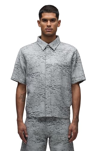 Chemise courte boutonnée à manches courtes homme vêtement été casual chic tendance