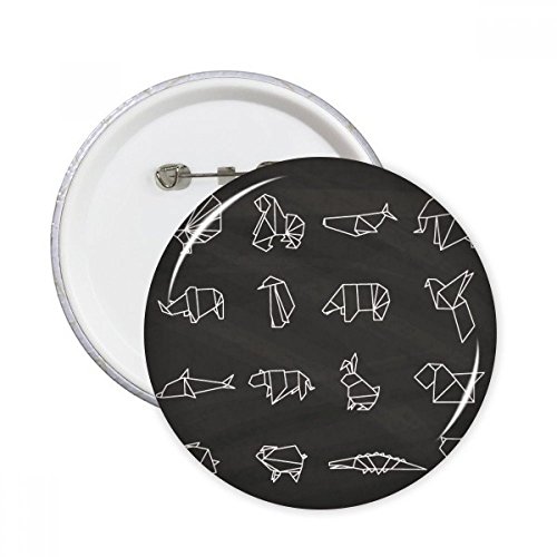 Pins badge origami animal DIYthinker, décoration de cadeau originale