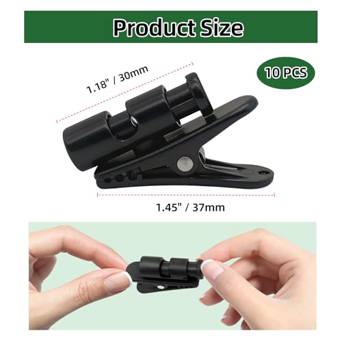 Clips de cable de auriculares para correr y trabajar sin enredos en el cuello 4
