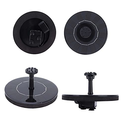Fuente solar LED para baño de pájaros, fuente solar con bomba de fuente solar para jardín, baño de pájaros, estanque, piscina, peceras al aire libre 9