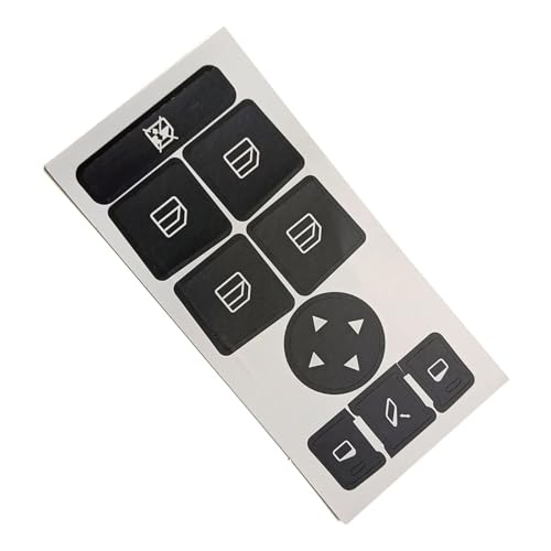 Autocollant bouton Mercedes Classe C W204 pour commande de lève-vitre