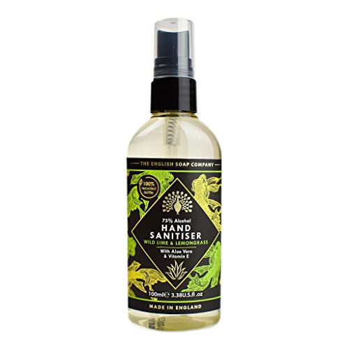 The English Soap Company Hand Sanitiser Wild Lime & Lemongrass 100ml