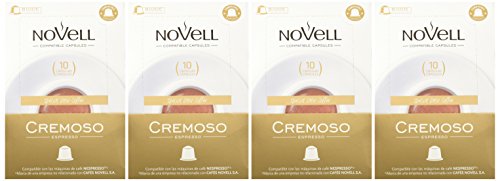 Cafes Novell Pack Cremoso - 40 Cápsulas .