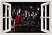 Produktbild Unified Distribution The Vampire Diaries - Wandtattoo mit 3D Effekt, Aufkleber für Wände und Türen Größe: 92x61 cm, Stil: Fenster