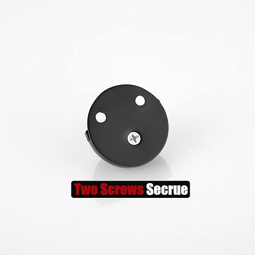 Miniatura 5 de JQK DSB3-BK-P10 - Tope de puerta de piso, para snowboard, almacenamiento de acero inoxidable, amortiguador de sonido, parachoques de pared, estante