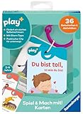 Ravensburger Play+ Spiel und Mach mit! Karten: Du bist toll, so wie du bist, Affirmationen, Gefühlskarten für Kinder ab 2 Jahren, Achtsamkeit