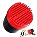 Dog Barking Car Horn, Car Barking Dog Horn, 12V/24V Funny Auto Dog Barking Animal Sounds Warning Alarm for Car Motorcycles Electric Vehicles Tricycles