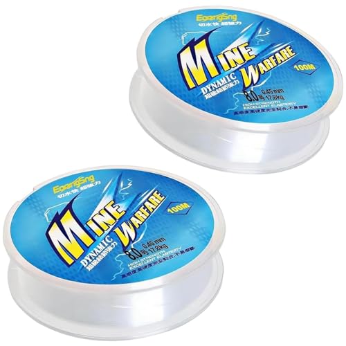 100 Meters Fish Line Clear Nylon Fishing Line, Invisible Monofilament Wire Fishing Line About 0.45mm in Diameter, Strong Tension Wire Fishing Line.