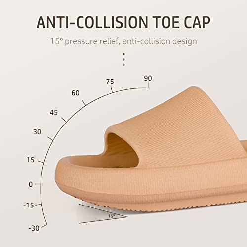 Image of Leevar Cloud Slides for Women and Men - Soft, Comfy, Relax Cloud Slippers, Thick Sole, Non-slip Slides for Men, Easy to Clean, Shower, Swimming, Beach, Indoor and Outdoor Slides for Men