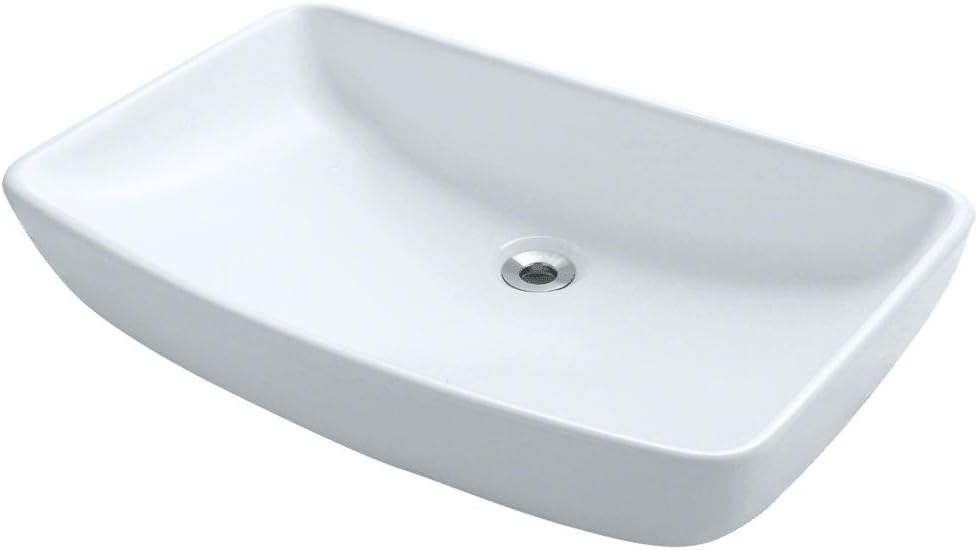Hottest Sales MR Direct v350-w White Porcelain Vessel Sink