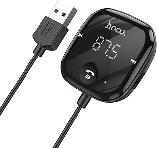 Hoco E65 Car Bluetooth FM Transmitter, Black