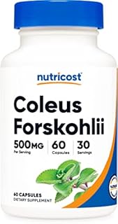 Nutricost Coleus Forskohlii 500mg, 60 Capsules - Maximum Strength Formula