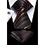 Black Orange Striped Tie