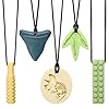 MISSLILI Sensory Chew Necklaces for...