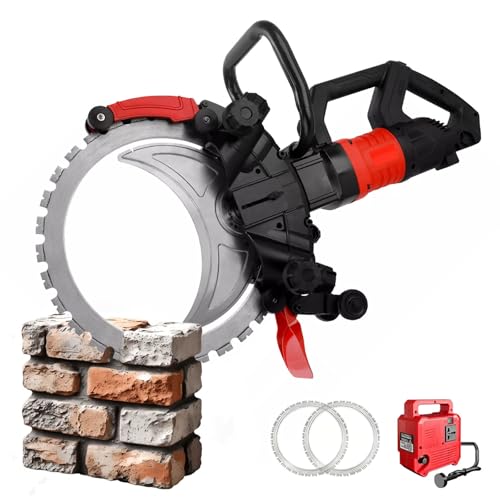 Aredwhiterui 41cm 12000W Betonsäge, All-in-One Nasssäge mit Wasserpumpe, 2m in 3min, Mehrwinkelschneiden, Maximale Tiefe 30cm für Granit, Ziegel, Porzellanfliesen & Straßenarbeiten