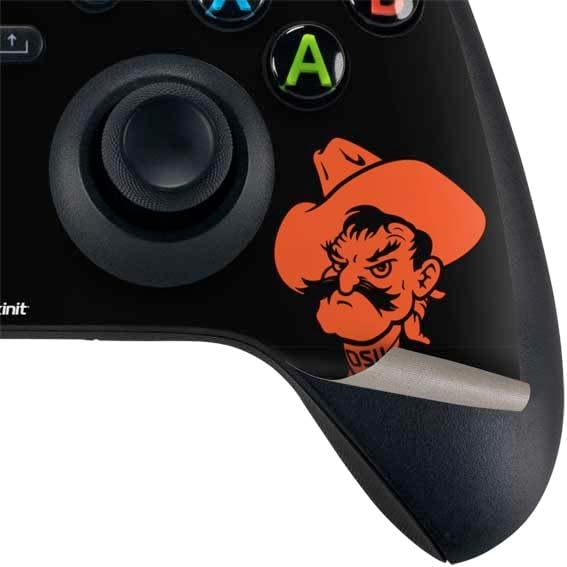 Skinit Decal Gaming Skin Compatible with Xbox Series X Bundle - Officially Licensed Oklahoma State University OSU Cowboys Design