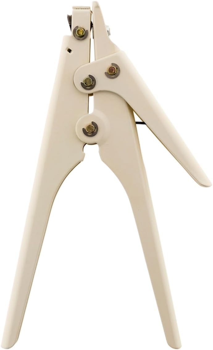 Zenitech - Metal clamp for Cable Ties - Clamping and Cutting Tool - Easy Operation Without Forcing - Made of Durable Metal - Silver - Length 25 cm