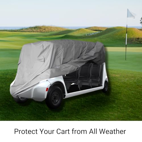 image for Formosa Covers| Heavy-Duty Golf Cart Cover for Polaris Chrysler Gem E6