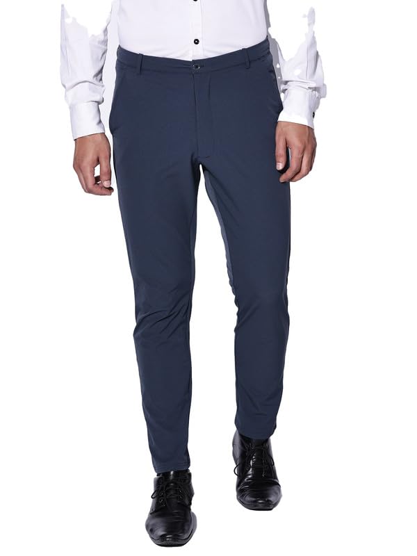 Image of BLUE TYGA Ultimate Office Joggers for Men | Wrinkle Free & Lightweight Joggers for Men | Ultra-Stretchable Pants for Office & Parties