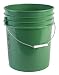 Hudson Exchange Premium 5 Gallon Bucket, HDPE, Green