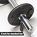 4pcs 2 Inch Barbell Clamps,Stainless Steel Spring Collar Clips,Olympic Barbell Spring Lock Collars,Weight Bar Clamps Dumbbell Handles Locking Clip for Weightlifting,Strength Training Accessories