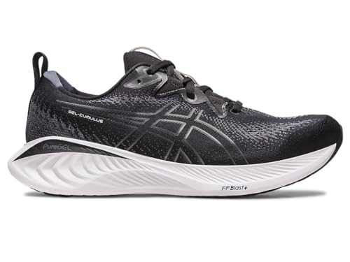 ASICS Men's Gel-Cumulus 25 Running Shoes, 7, Black/Carrier Grey