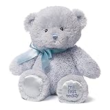 Baby GUND My First Teddy Bear Stuffed Animal Plush, Blue, 10'
