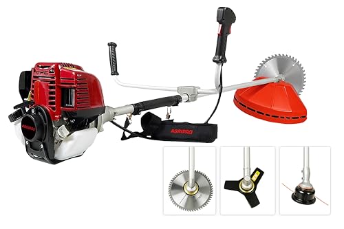 Image of Agripro AG-5300, 52CC Brush Cutter and Grass Trimmer with Extra Blade Ideal for Crop Cutting, Grass Trimming /Lawn Cutting and Farm Harvesting (4 Stroke)