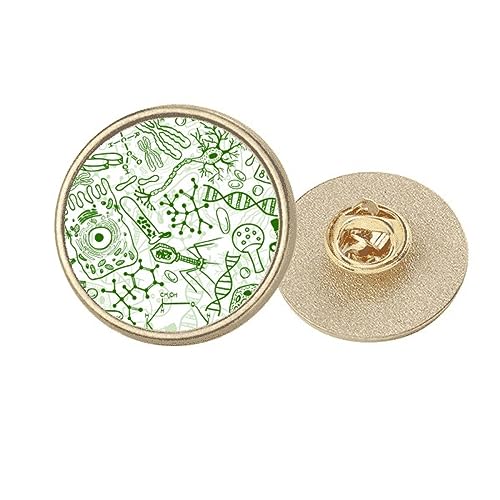 Broche en métal doré haute couture aux reflets microscopiques verts