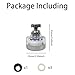 ZCLGOOD 360-Degree Rotating Faucet Filter, Removes Heavy Metals Sink Filter Hard Water Purifier, Faucet Purifier for Kitchen and Bathroom/Home Use