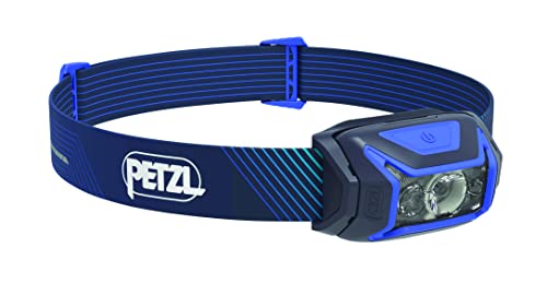 PETZL - Stirnlampe ACTIK CORE - 600 Lumen, Blau, Wird mit dem CORE-Akku geliefert