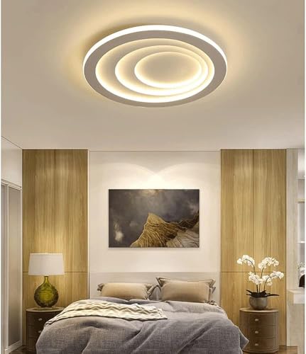 Plafonnier LED rond 68W encastrable de 50cm avec intensité variable - 5