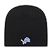 OTS NFL Detroit Lions Beanie Knit Cap, Black, One Size