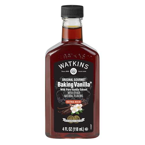 Watkins All Natural Original Gourmet Baking Vanilla Extract, 4 Fl Oz (Pack of 1)