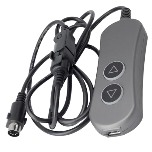 MLSK111-A1 Handset Controller Hand Control 2 Function Key 5 Pin Prong Replacement for Catnapper for Okin for Limoss for Kaidi for Mulin for HHC Lift Chairs Power Recliners, with USB and Backlight