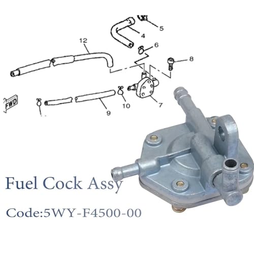 Válvula de Interruptor Antifugas para Tanque Combustible Yamaha Jog 100 2