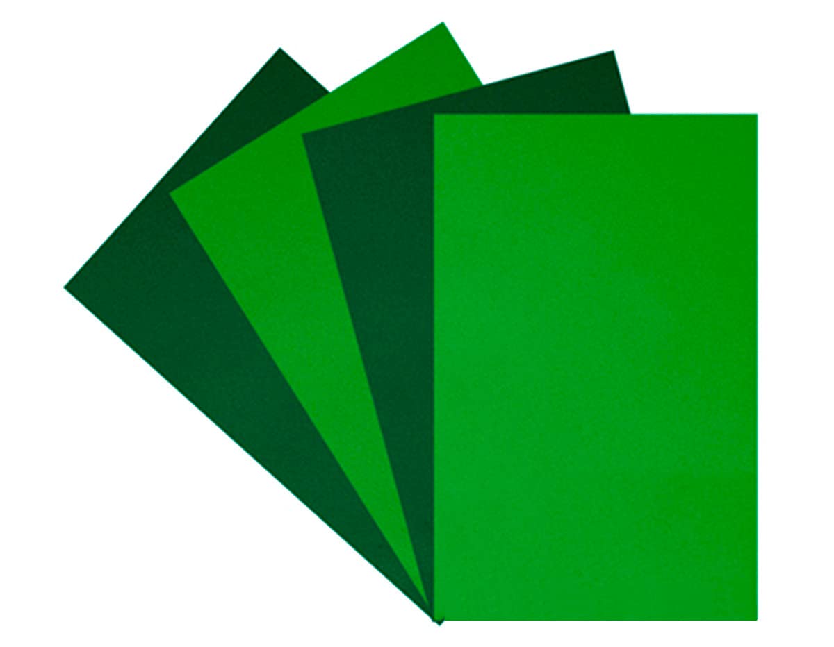 INNSPIRO Set of 4 EVA Spring Sheets 20 x 30 cm x 2 mm, Assorted Colours, 20 x 30 cm
