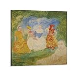 KOOHTAA James. Ensor-Poster mit Ballerinen-Motiv 'Les Ballerines', Leinwandkunst, Poster und Wandkunst, Bilddruck, moderne Familiendekoration, Poster, 30 x 30 cm