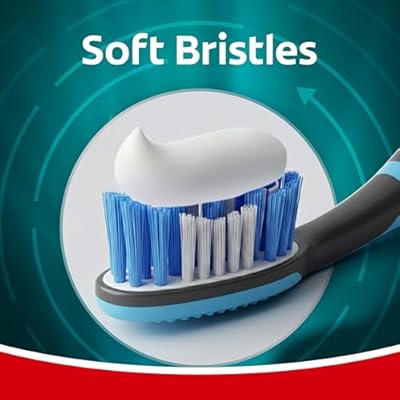 Colgate 360 Vibrate Deep Clean Battery Operated Toothbrush Pack, Soft with 1 AAA Battery Included, 2 Count