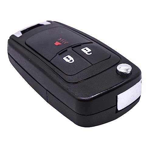 Boîtier télécommande de clé pliante HQRP 3 boutons pour Chevrolet Spark - 6