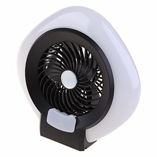 Ventilateur de camping portable USB et lampe de secours pour ouragan et extérieur