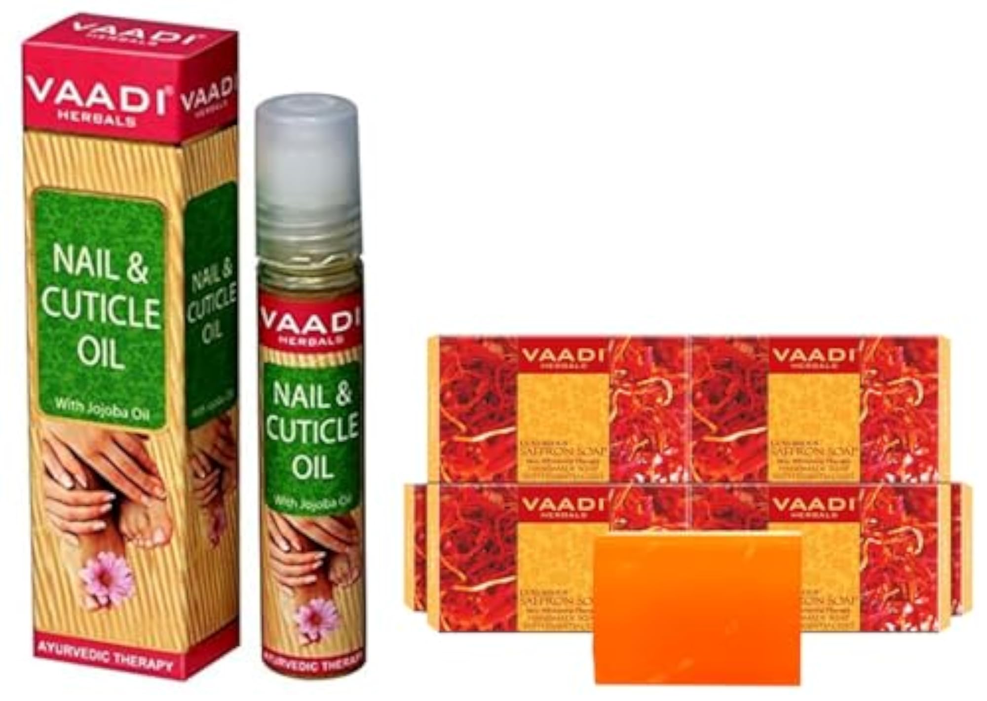 Luxurious Saffron Skin Whitening Therapy Soap & Nail Oil